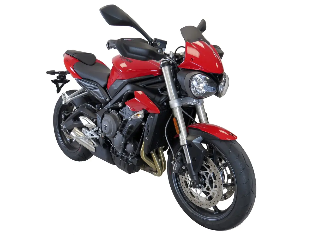 Triumph Street Triple S 17-19 Dark Tint Light Screen (110Mm) Powerbronze.Rrp £110 2