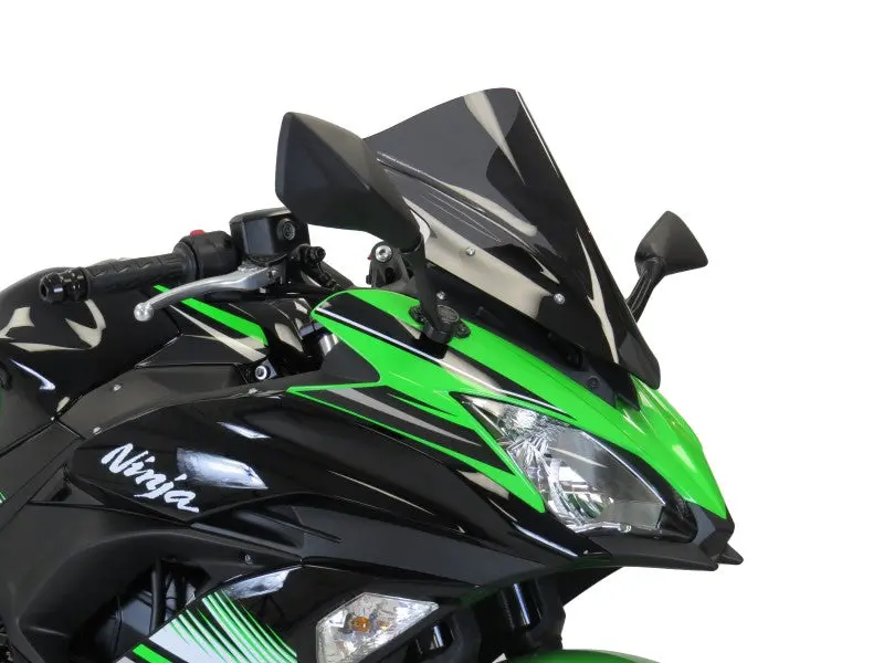 Kawasaki Ninja 650 17-2019 Airflow Light Tint Double Bubble Screen By Powerbronze. 2