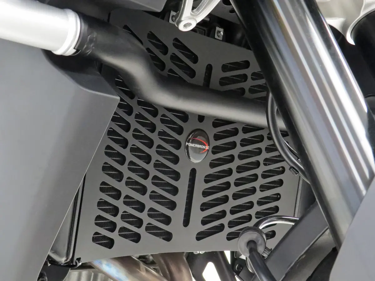 Cf Moto 800Mt Sport  2022-2026 Gloss Black Plastic Cooler Grill By Powerbronze 1