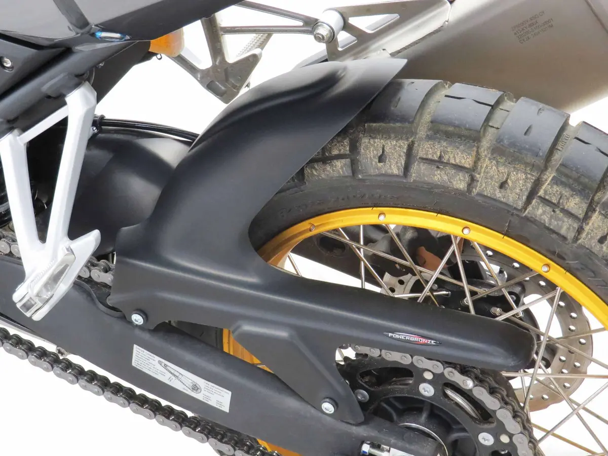 Fits Kove 800X  2023 > Gloss Black Rear Hugger  Powerbronze Rrp £139 1