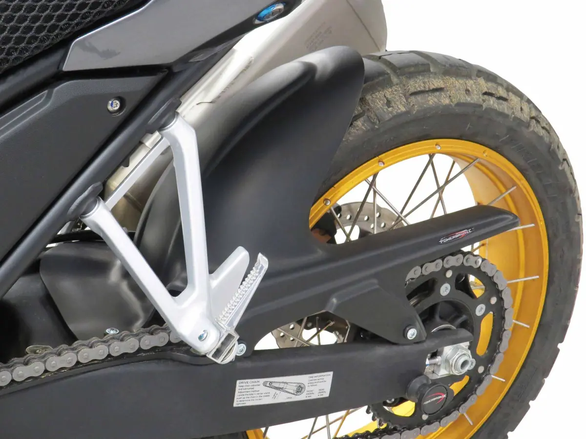 Fits Kove 800X Rally  2024 > Carbon Look Rear Hugger  Powerbronze Rrp £139 1