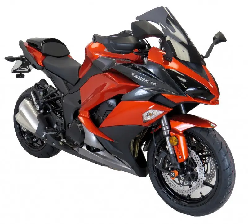Kawasaki Z1000sx 17-2019 Airflow Light Tint Double Bubble Screen By Powerbronze. 2