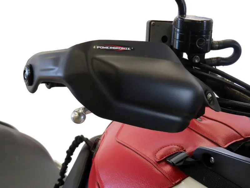 Triumph Tiger 1050 07-2014 Matt Black Handguard/Wind Deflectors Powerbronze 2