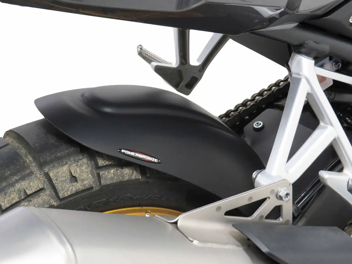 Fits Kove 800X 2023 > Matt Black Rear Hugger Powerbronze Rrp £139 1
