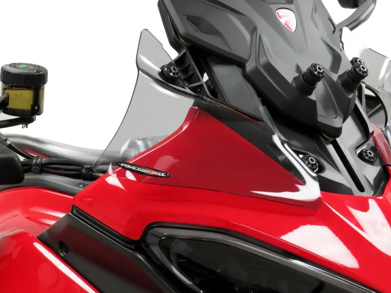 Ducati Multistrada V4  2021 > Clear Wind Deflectors Powerbronze. 1