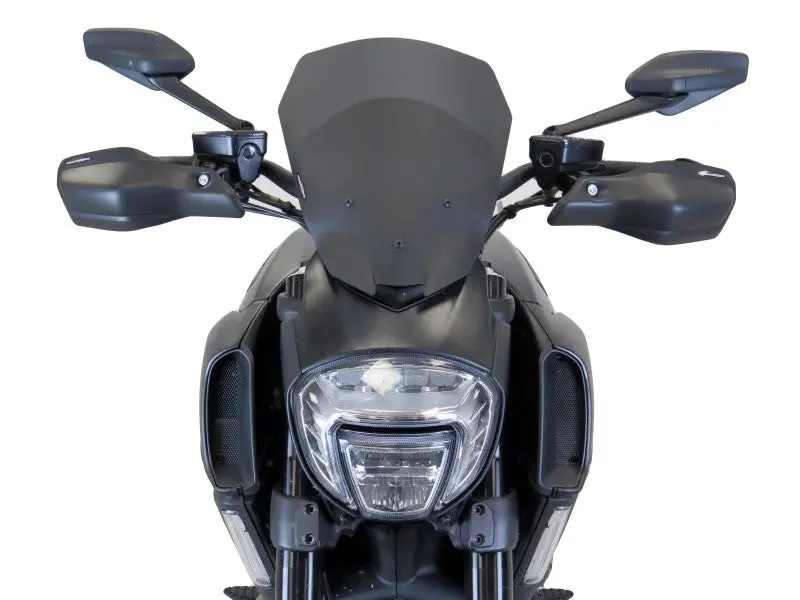 Ducati Diavel 1260 2019-2023 Matt Black Handguard/Wind Deflectors Powerbronze 2