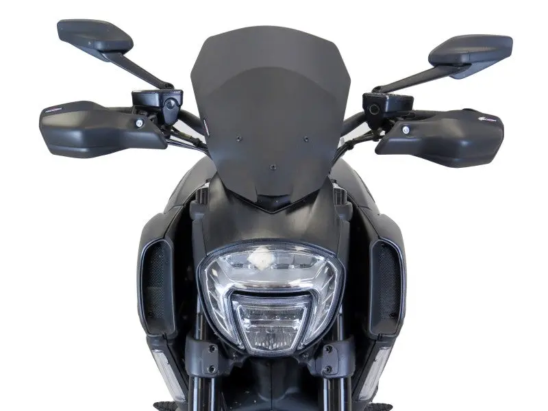 Ducati X Diavel S 2016-2022 Matt Black Handguard/Wind Deflectors Powerbronze 2
