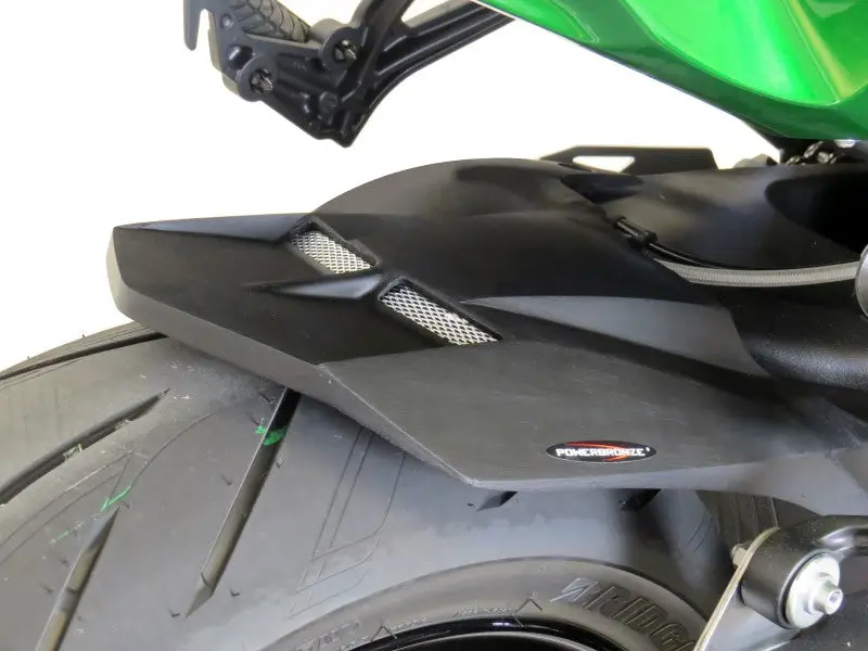 Kawasaki H2 Sx & H2 Sx Se 18-2024  White & Gold Rear Hugger By Powerbronze 1