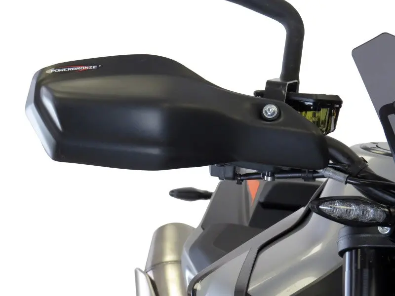 Ktm 790 Duke   18-2025 Matt Black Handguard/Wind Deflectors Powerbronze 1