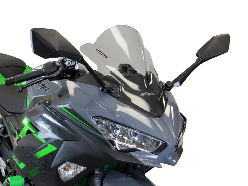 Kawasaki Ninja 400  18-2025  Airflow Light Tint Double Bubble Screen By Powerbronze. 1
