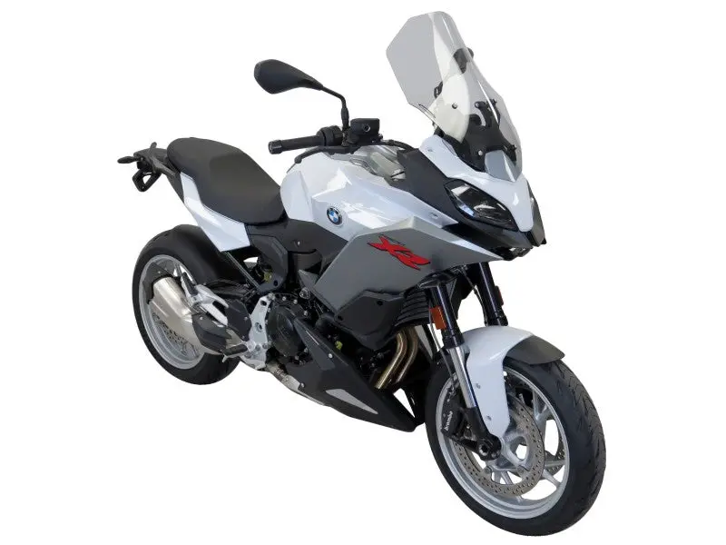 Bmw F900xr 20-2025 Belly Pan Gloss White & Silver Mesh Powerbronze 2