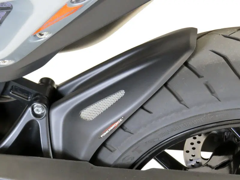 Ktm 790 Duke R 2020-2022 Matt Black & Silver Mesh Rear Hugger By Powerbronze 2