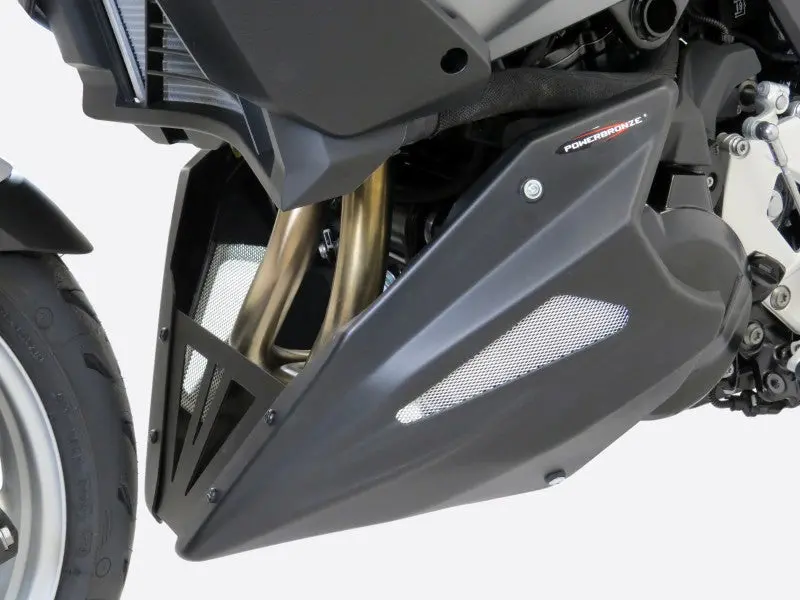 Bmw F900xr 20-2025 Belly Pan Matt Black & Silver Mesh  Powerbronze 1