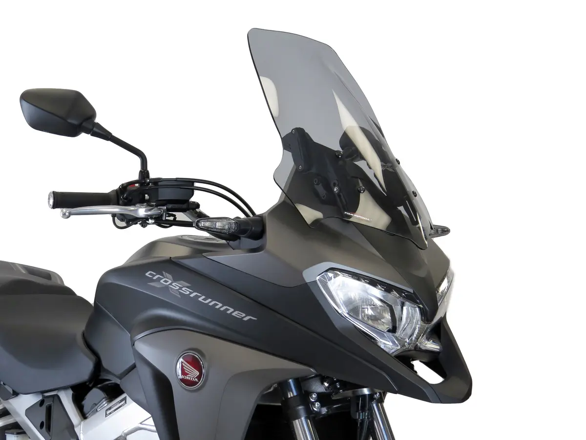 Fits Honda Vfr800x Crossrunner 17-2021 Clear Flip/Tall Screen Powerbronze. 1