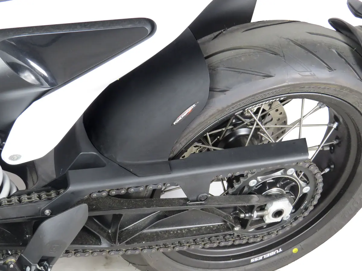 Husqvarna Svartpilen 701  2018-2022 Carbon Look Rear Hugger By Powerbronze Rrp £139 1