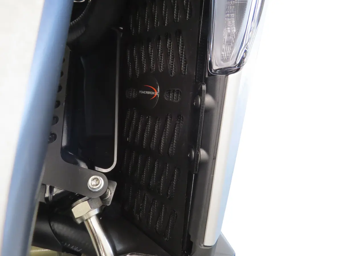 Ducati Multistrada V4s 2021-2026 Matt Black Plastic Rad Cooler Grill By Powerbronze 2