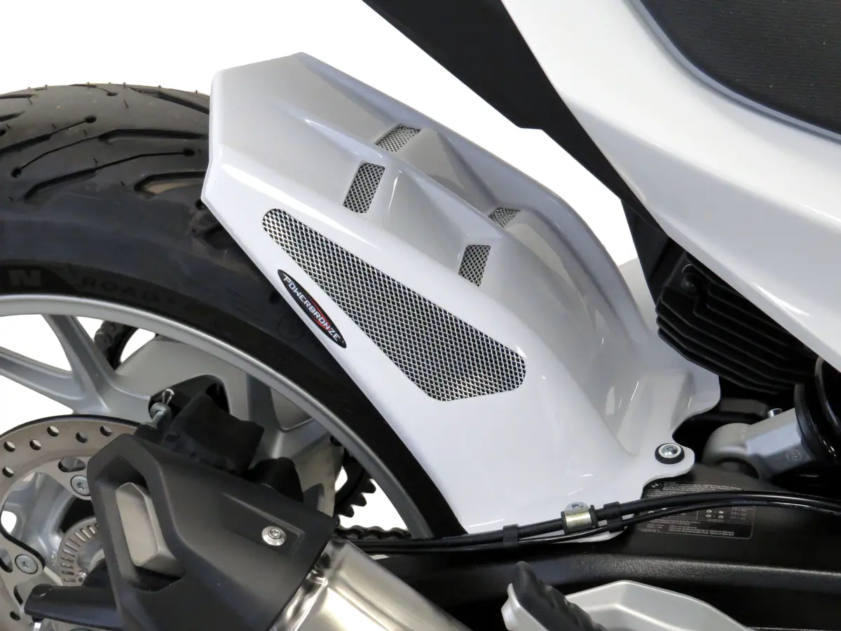 Bmw F900r & Xr 20-25 White & Silver Mesh Rear Hugger Powerbronze Rrp £139 1