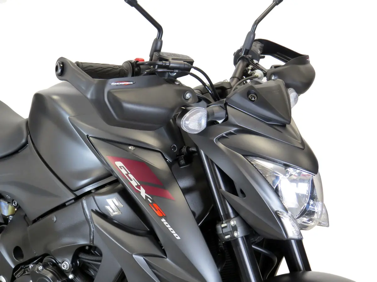 Suzuki Gsx-S1000 Gt 22-2024 Matt Black Handguard/Wind Deflectors Powerbronze 2