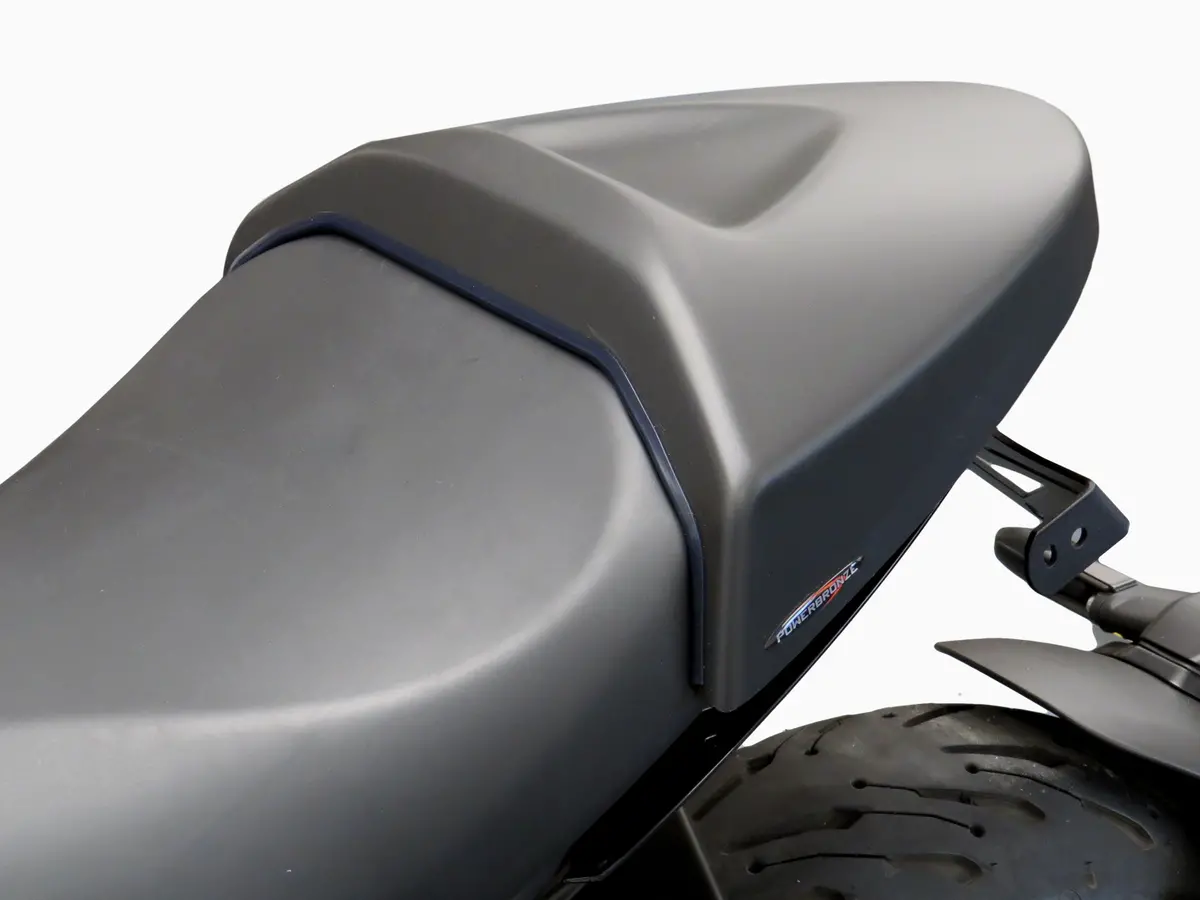 Triumph Trident 660 21-2025 Gloss White & Silver Mesh Seat Cowl Seat Hump Powerbronze Rrp £90 1
