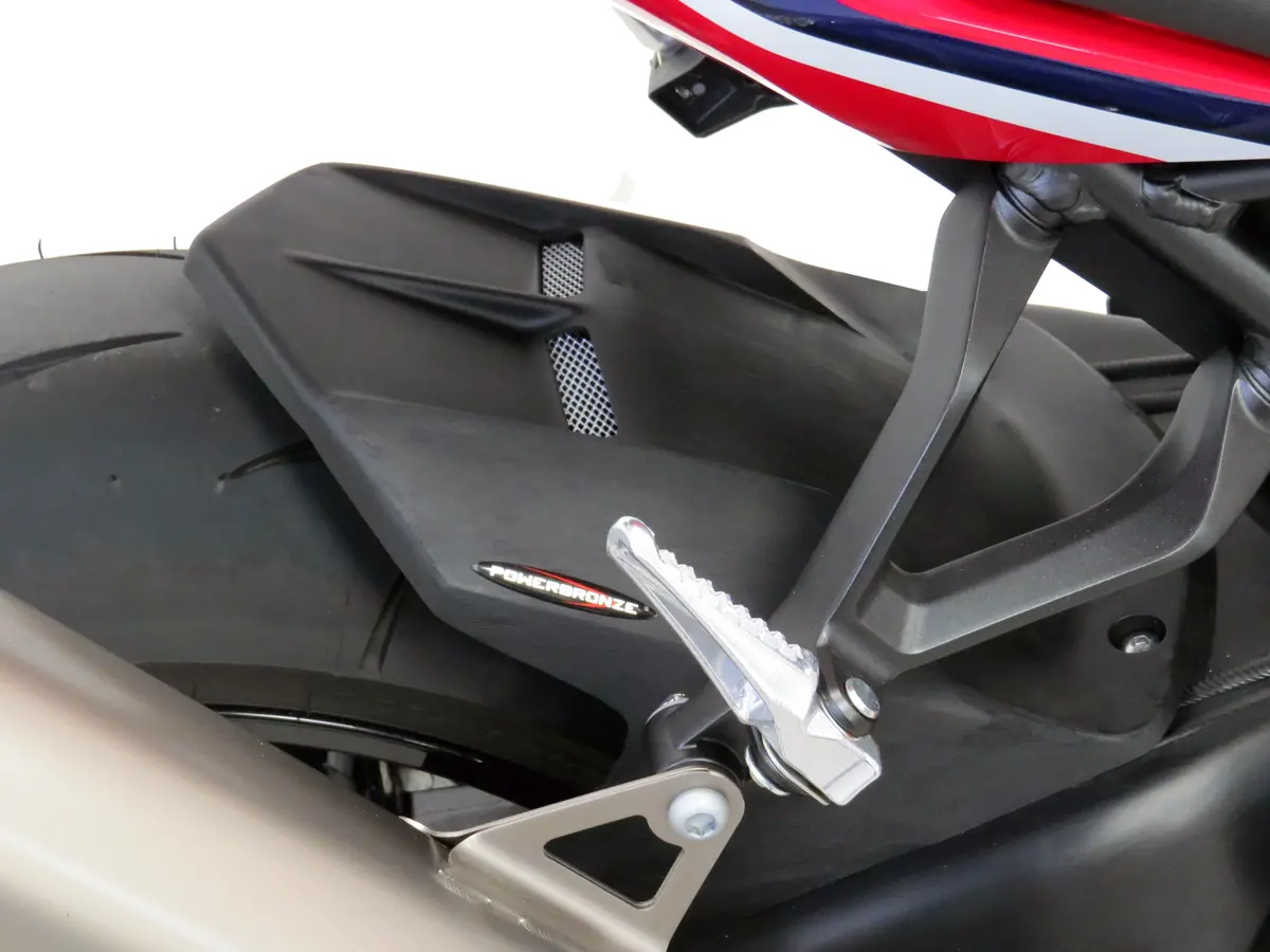 Fits Honda Cbr1000rr & Sp 20-2024 Matt Black & Silver Mesh Rear Hugger By Powerbronze 2