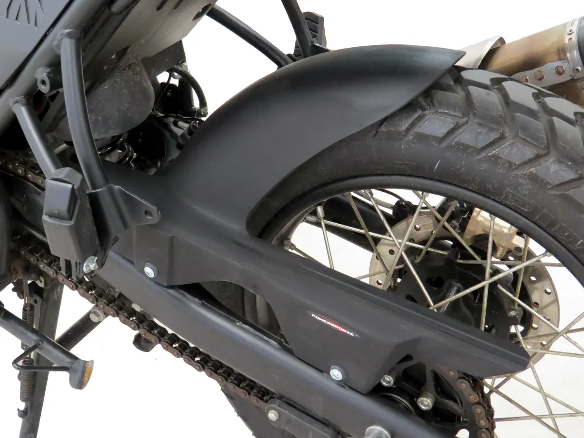 Royal Enfield Scram 411   22-25  Carbon Look Rear Hugger By Powerbronze Rrp £139 1