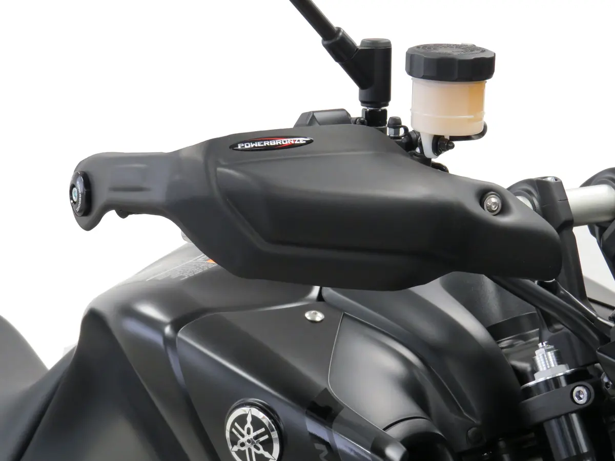 Yamaha Mt-09  21-23   Matt Black Handguard/Wind Deflectors Powerbronze 1