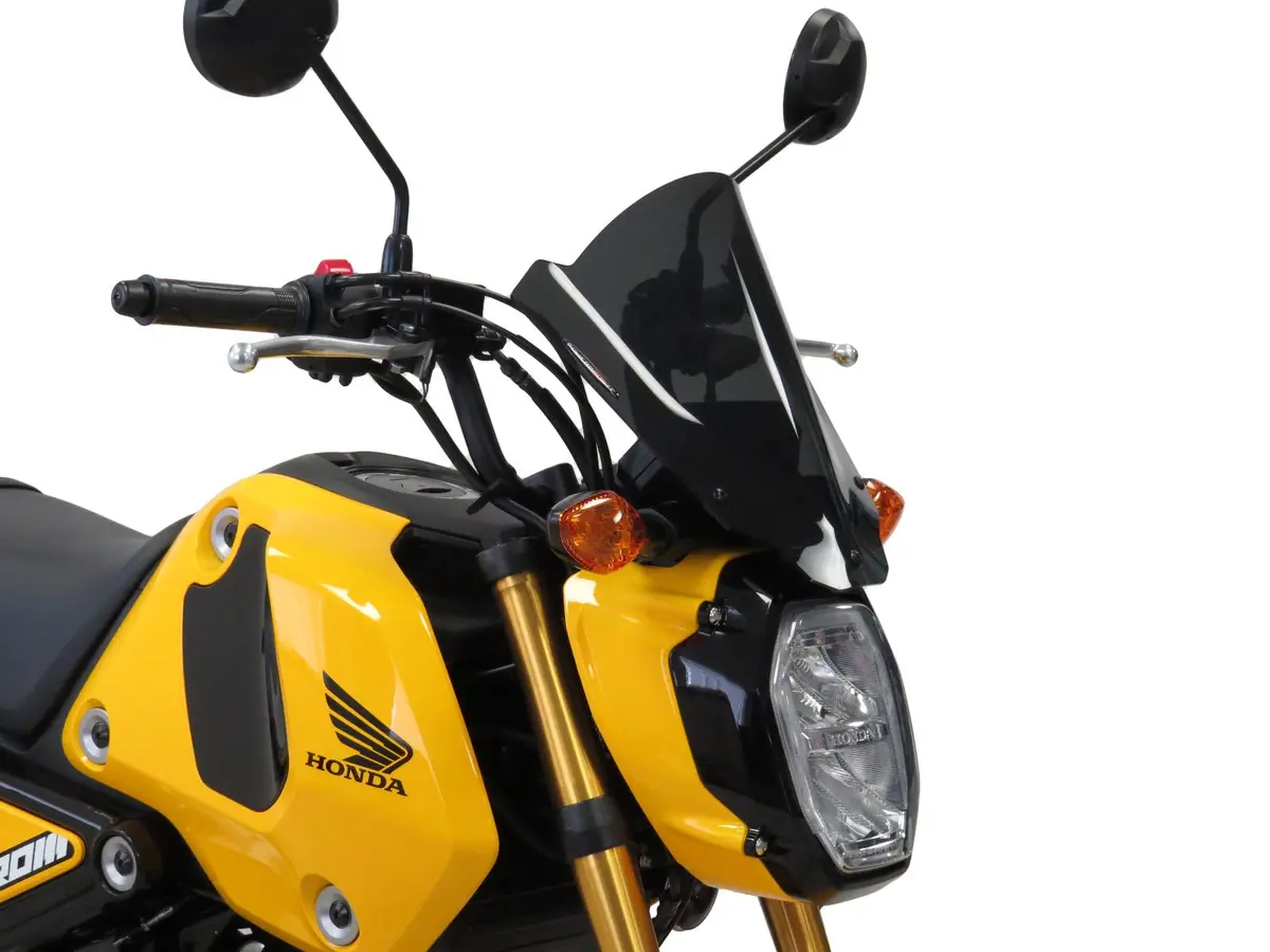 Fits Honda Msx 125 Grom 21-26  Dark Tint (315Mm High) Light Screen Powerbronze. 1