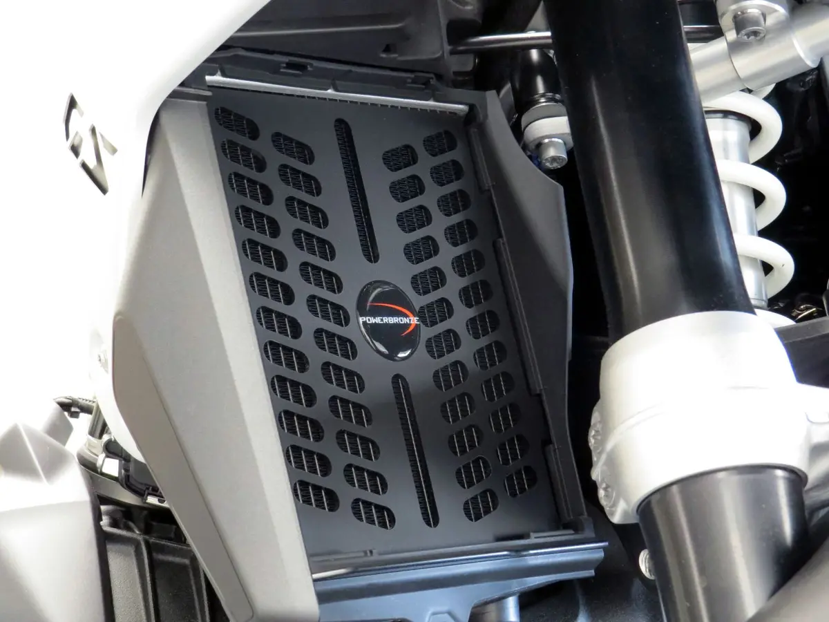 Bmw R1300gs    2024-2026 Matt Black Plastic Cooler Grill By Powerbronze 1