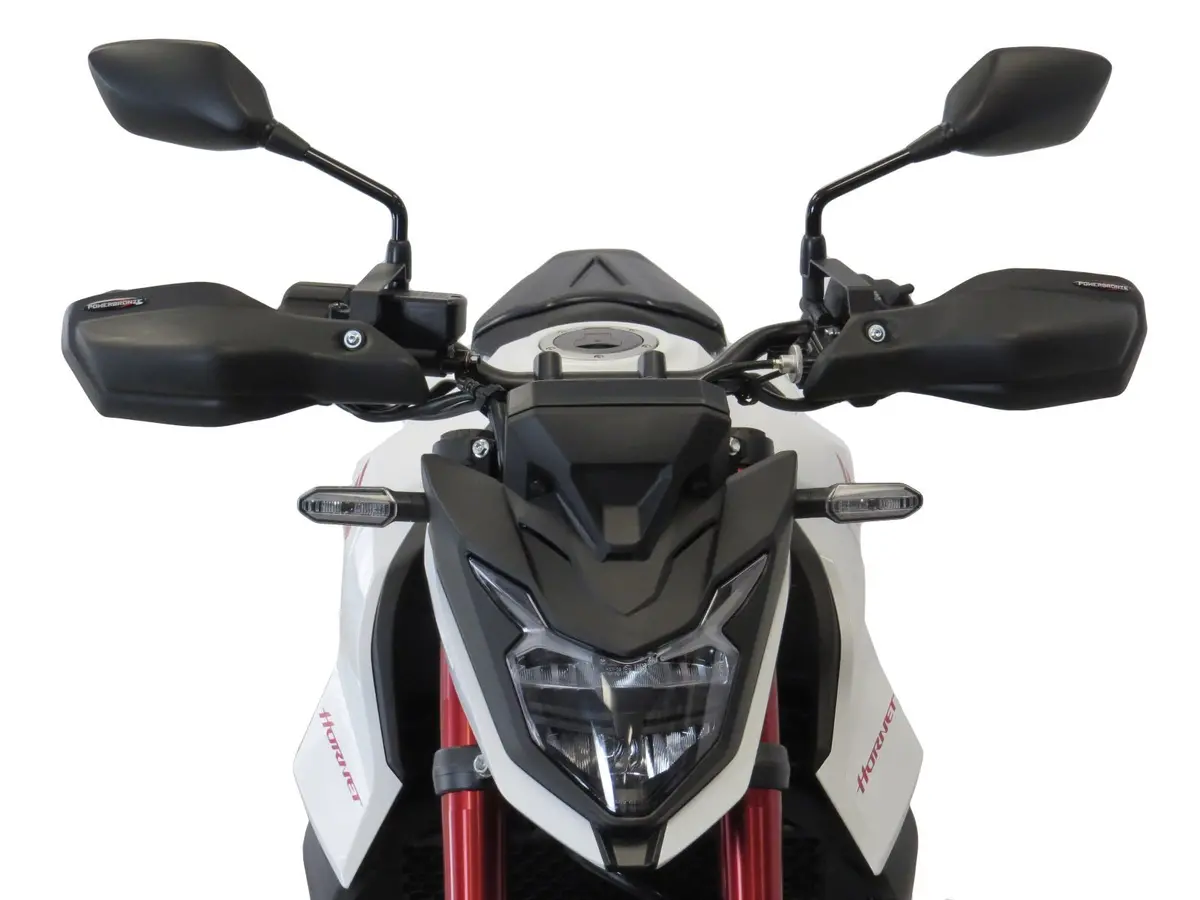 Fits Honda Cb750 Hornet 2023> Matt Black Handguard/Wind Deflectors Powerbronze 2