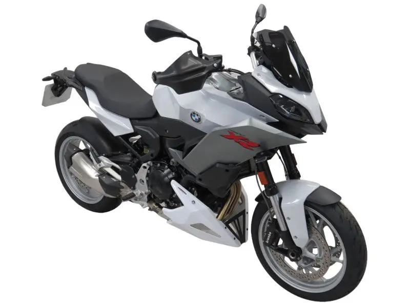 Bmw F900r   20-2025  Belly Pan Gloss White & Silver Mesh  Powerbronze 1