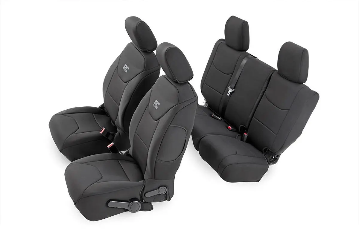 Jk Front & Rear Seat Covers - With Rc Logo 1
