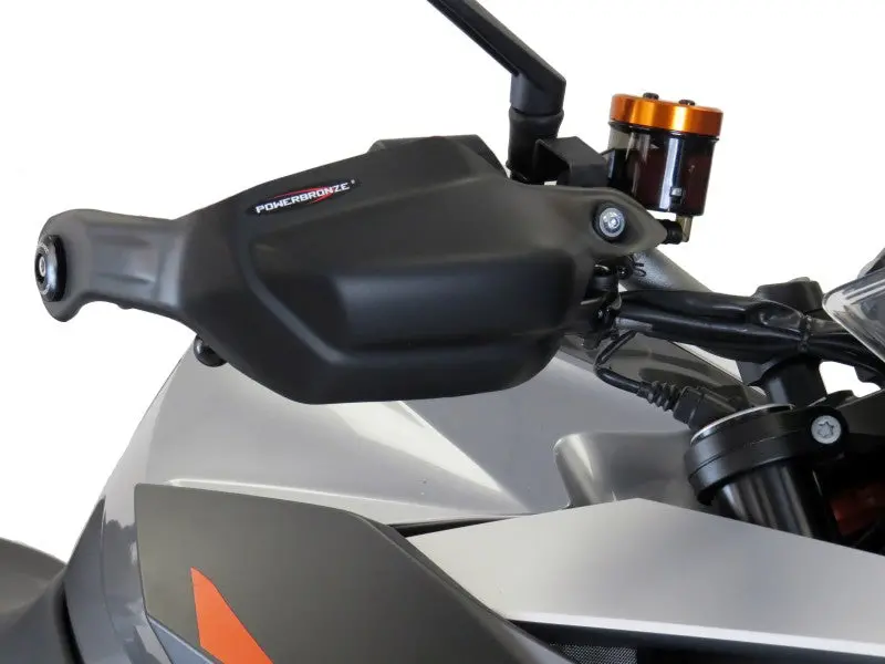 Ktm 1290 Superduke Gt   16-2018 Matt Black Handguard/Wind Deflectors Powerbronze 1