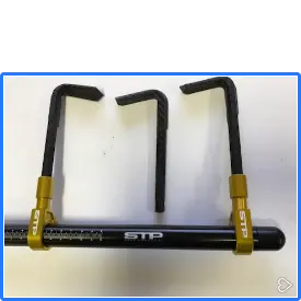 Stp Tek2 Gold Bar Mount Brake & Clutch Lever Guards For Race Track Bsb Motorcycle Motorbike 1