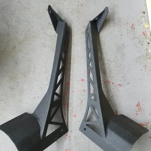 Fishbone Offroad Jeep Wrangler Gladiator Windshield Light Bar Brackets $110 1