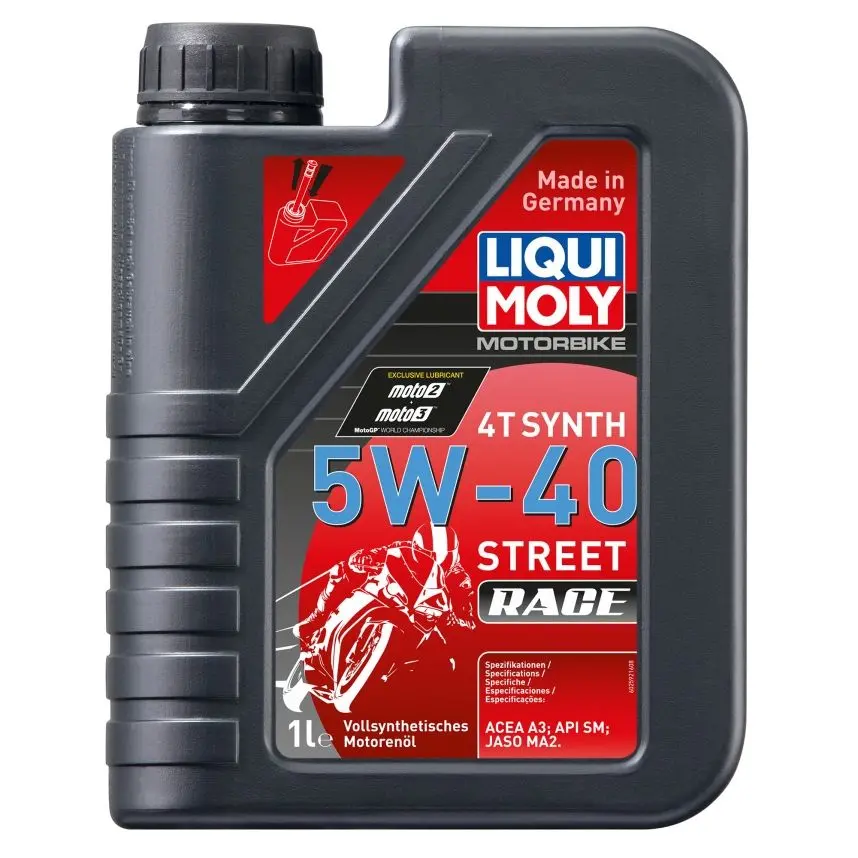 Liqui Moly 4T 5W-40 Street Race Fully Synthetic (1 Liter) 1