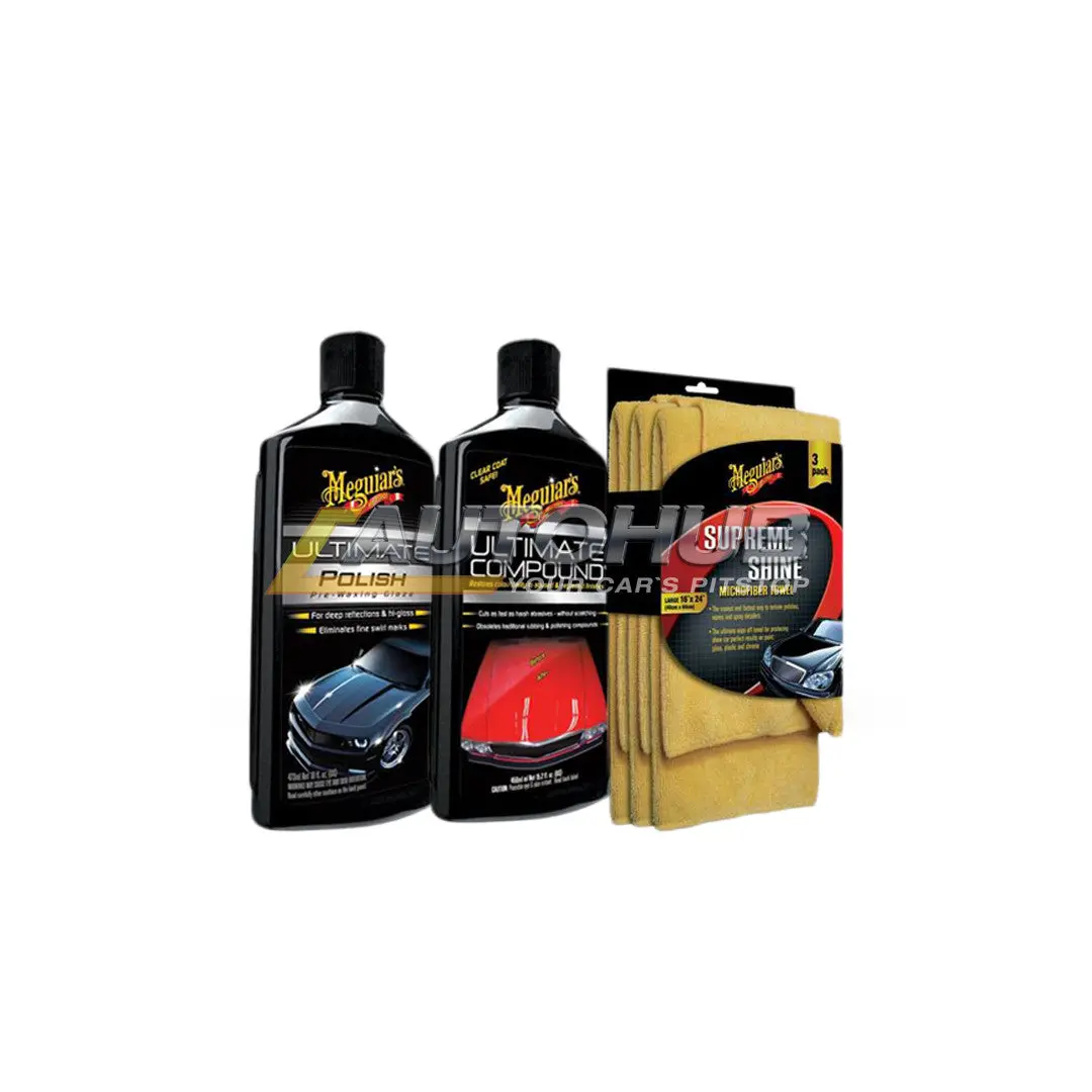 Meguiar's Polish, Compound & Microfiber Bundle 1