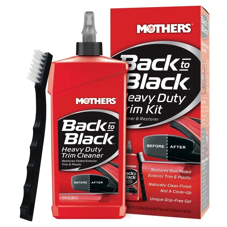 Mothers Back To Black Heavy Duty Trim Cleaner Kit 12 Oz. 1
