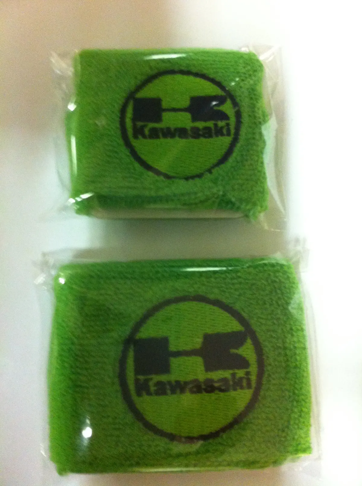 Kawasaki Motorcycle F&R Brake Master Cylinder Shrouds Socks Cover Pair Green 1