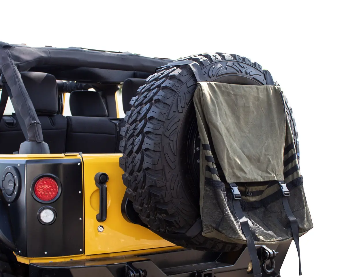 Overland Vehicle Systems 21099941 Canyon Bag Spare Tire Mount Trash & Trail Sack 1