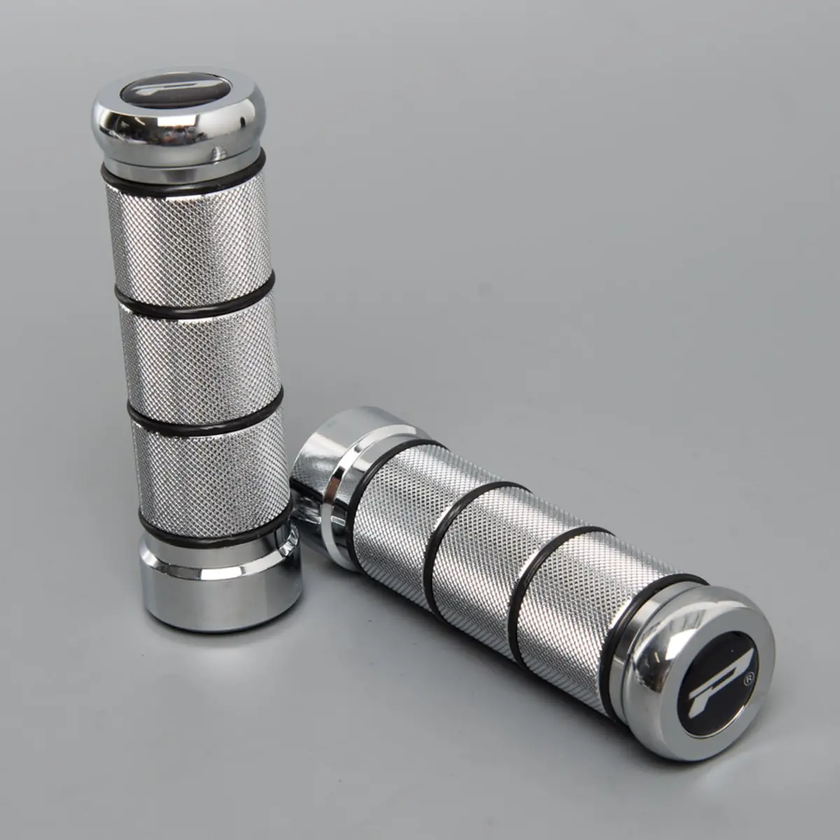 New Progrip Harley Davidson Chromed Aluminium Custom Grips 1