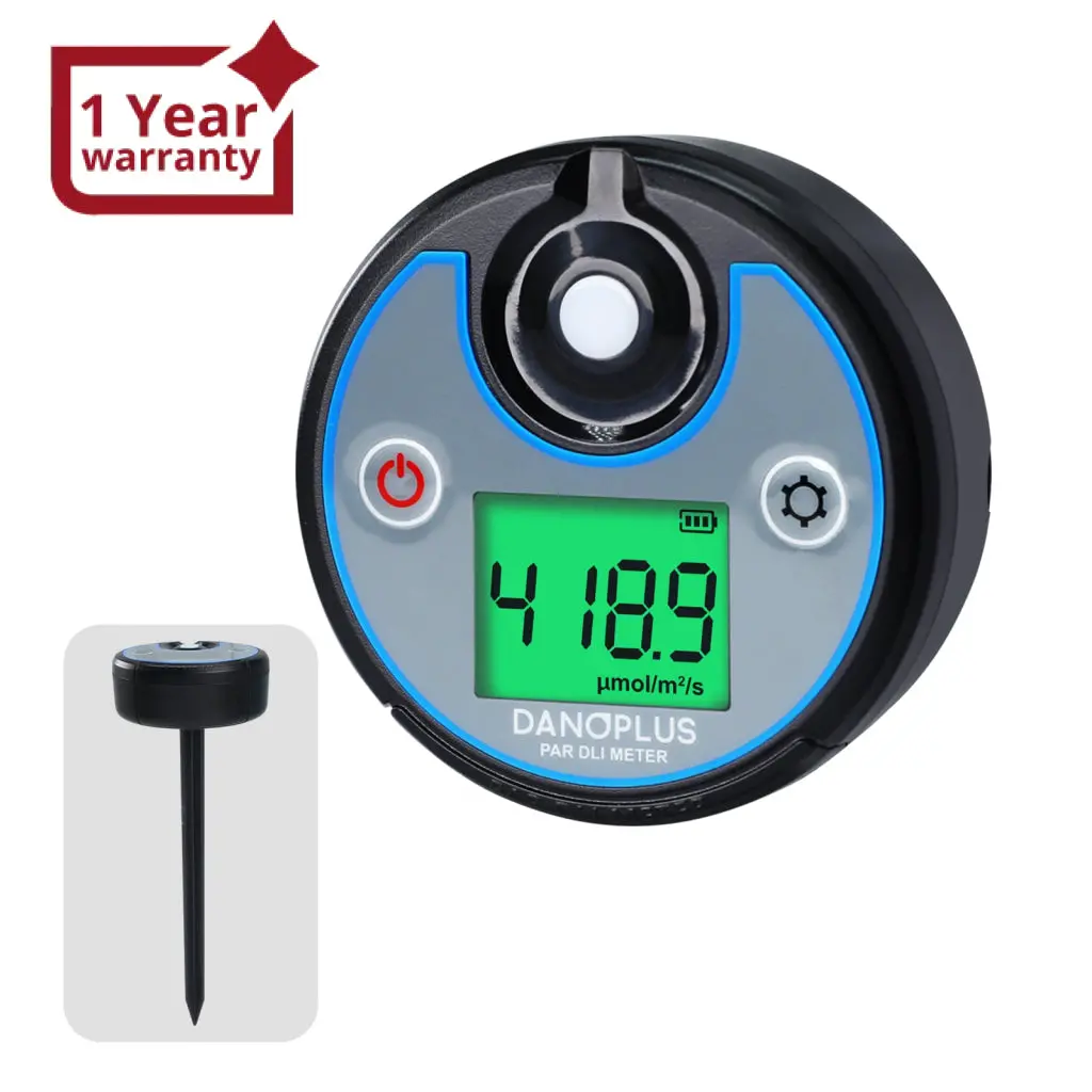 Par-499 Digital Par Dli Meter Datalogger Plant Light Meter For Growers, Measures Par & Daily Light Integral (400-700Nm) Photosynthetic Light, Ideal For Hydroponics, Greenhouses & Indoor Gardening 1