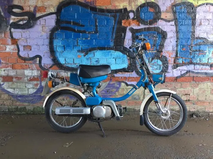 1988 Yamaha Qt50 Classic Moped 1