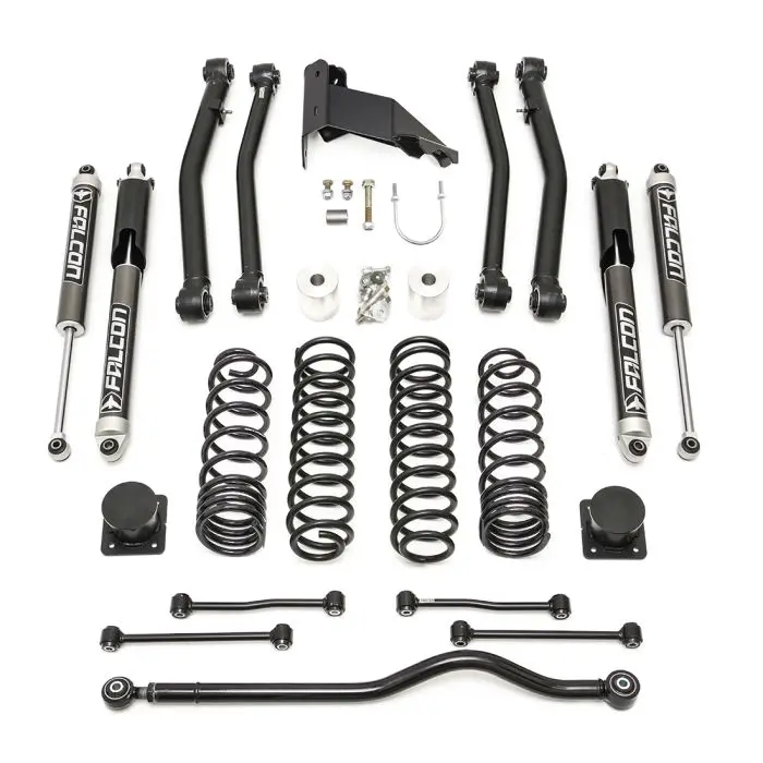 2020-2023 Jeep Jt Gladiator Terrain Flex Max 4-Arm Kit With Falcon 2.1 Shocks 69-6042 1