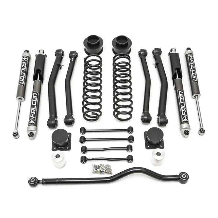 Terrain Flex 4-Arm Kit With Falcon 2.1 Monotube Shocks 2020-2023 Jeep Jt Gladiator 69-6041 1
