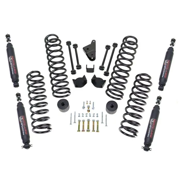 4" Coil Spring Lift Kit With Sst3000 Shocks - Jeep Jk Wrangler 4Wd 2007-2018  69-6401 1