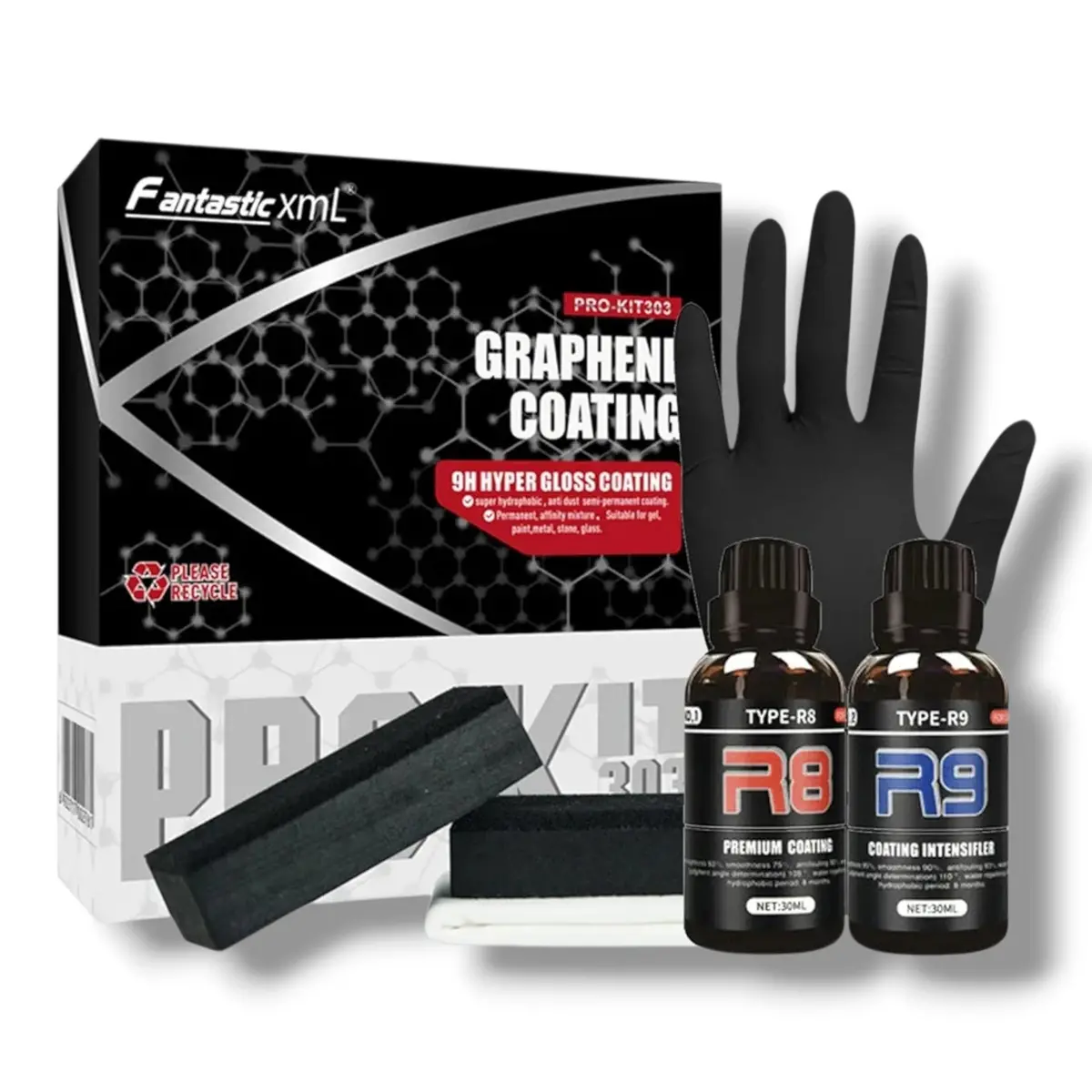 Fantastic Xml Graphene Ceramic Car Coating Kit 9H 1