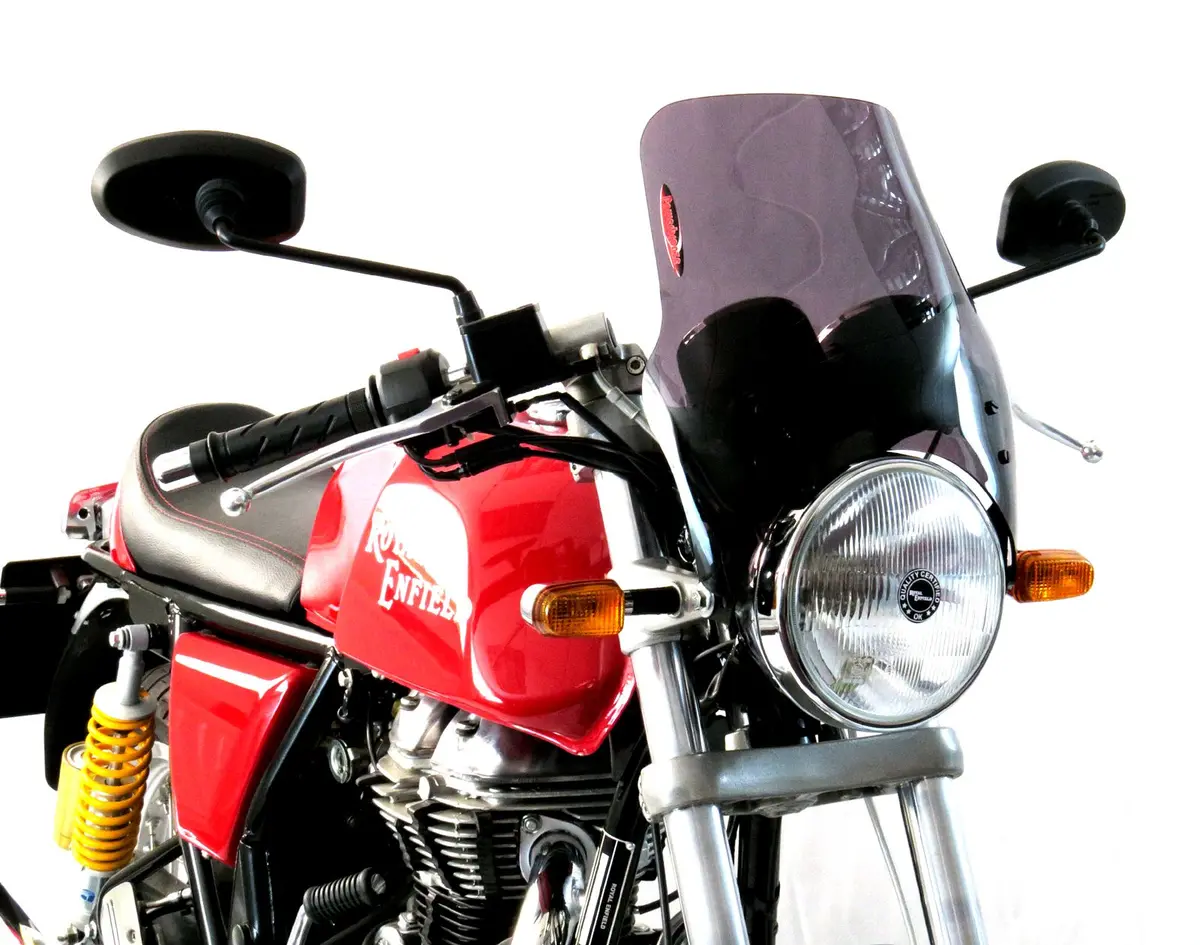 Royal Enfield Gt Continental  13-2023 Clear (290Mm High) F4 Light Screen Powerbronze. 1