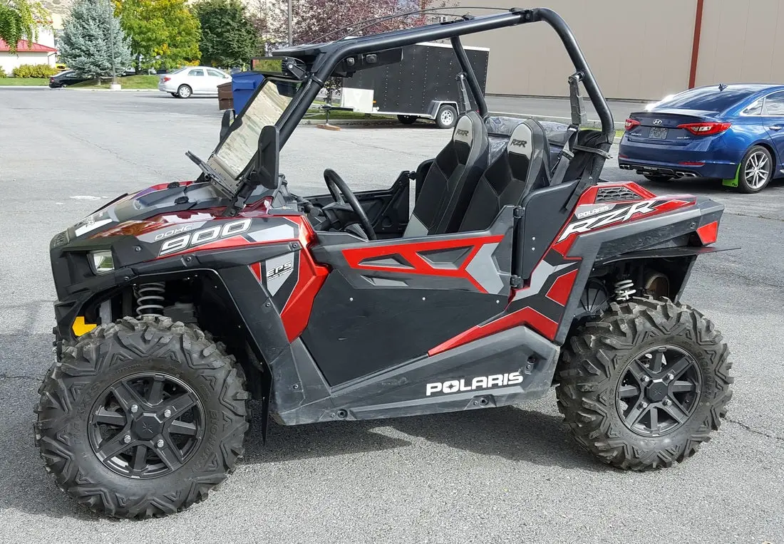 Polaris Rzr 900 Trail 2015-2017 Mud Flaps / Fender Extensions, Front & Rear 1