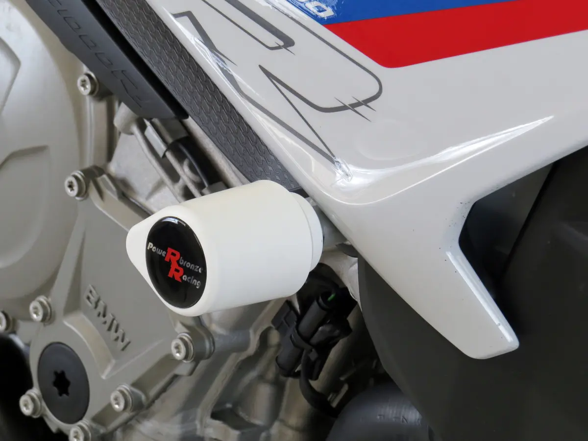 Bmw S1000r 17-2019 White High Impact Crash Protection Powerbronze Rrp £83 1