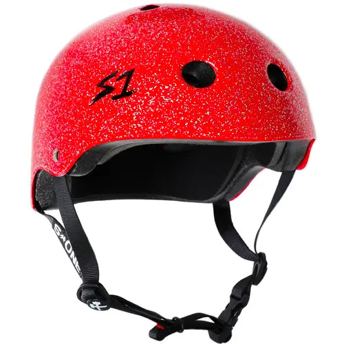 S1 Lifer Helmet Red Gloss Glitter 1